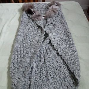 by deep los angeles vest in gray with embellishmen